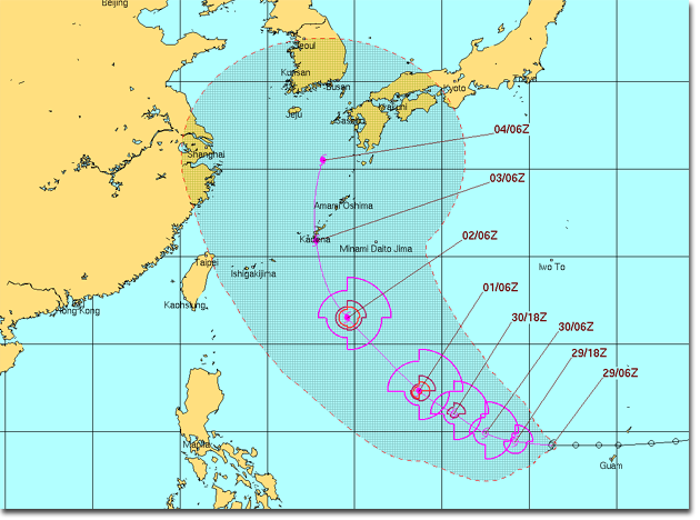 台風18号 CHABA