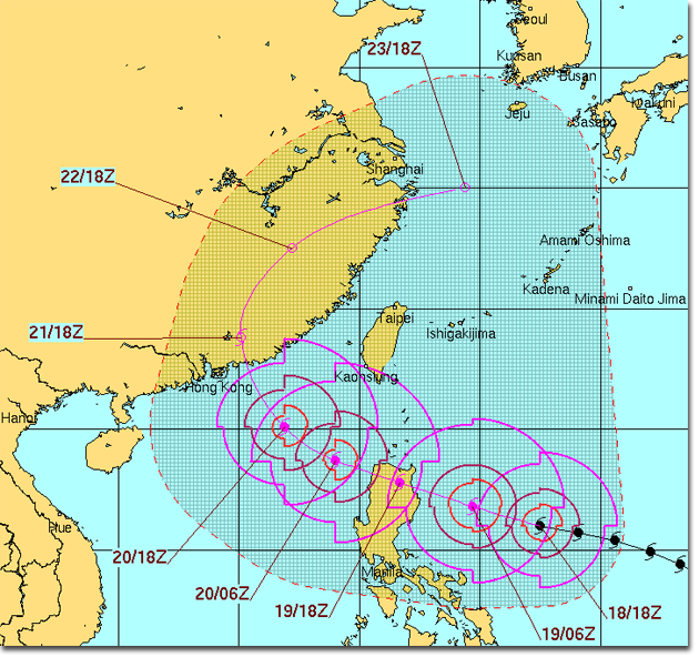 台風22号