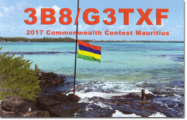 3B8/G3TXF - Mauritius