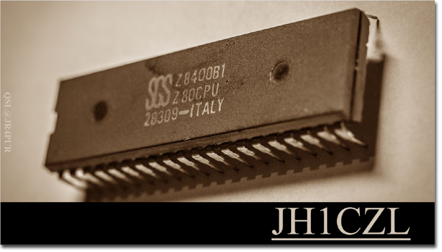 QSL@JR4PUR #084 - Z80 CPU