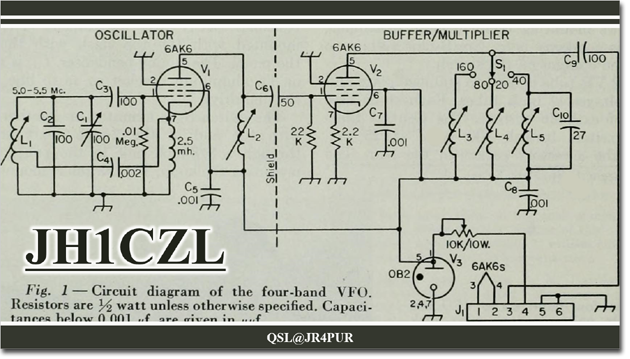 QSL@JR4PUR #182 - Circuit Diagram