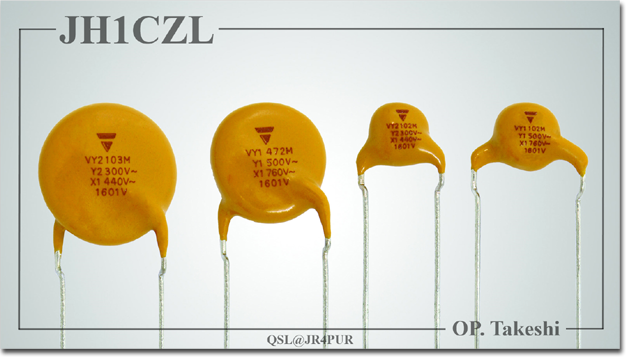 QSL@JR4PUR #305 - Ceramic Disc Capacitors