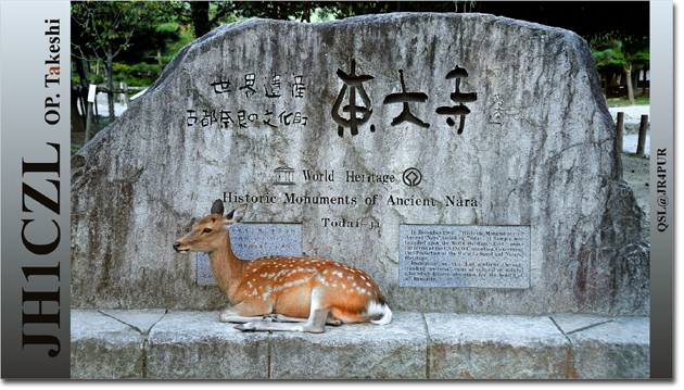 QSL@JR4PUR #333 - Todai-ji, Nara